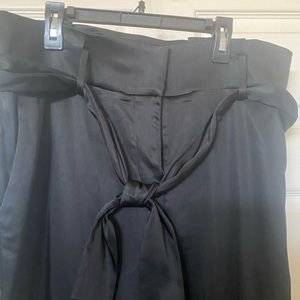 Silk high waisted slack/dress pants